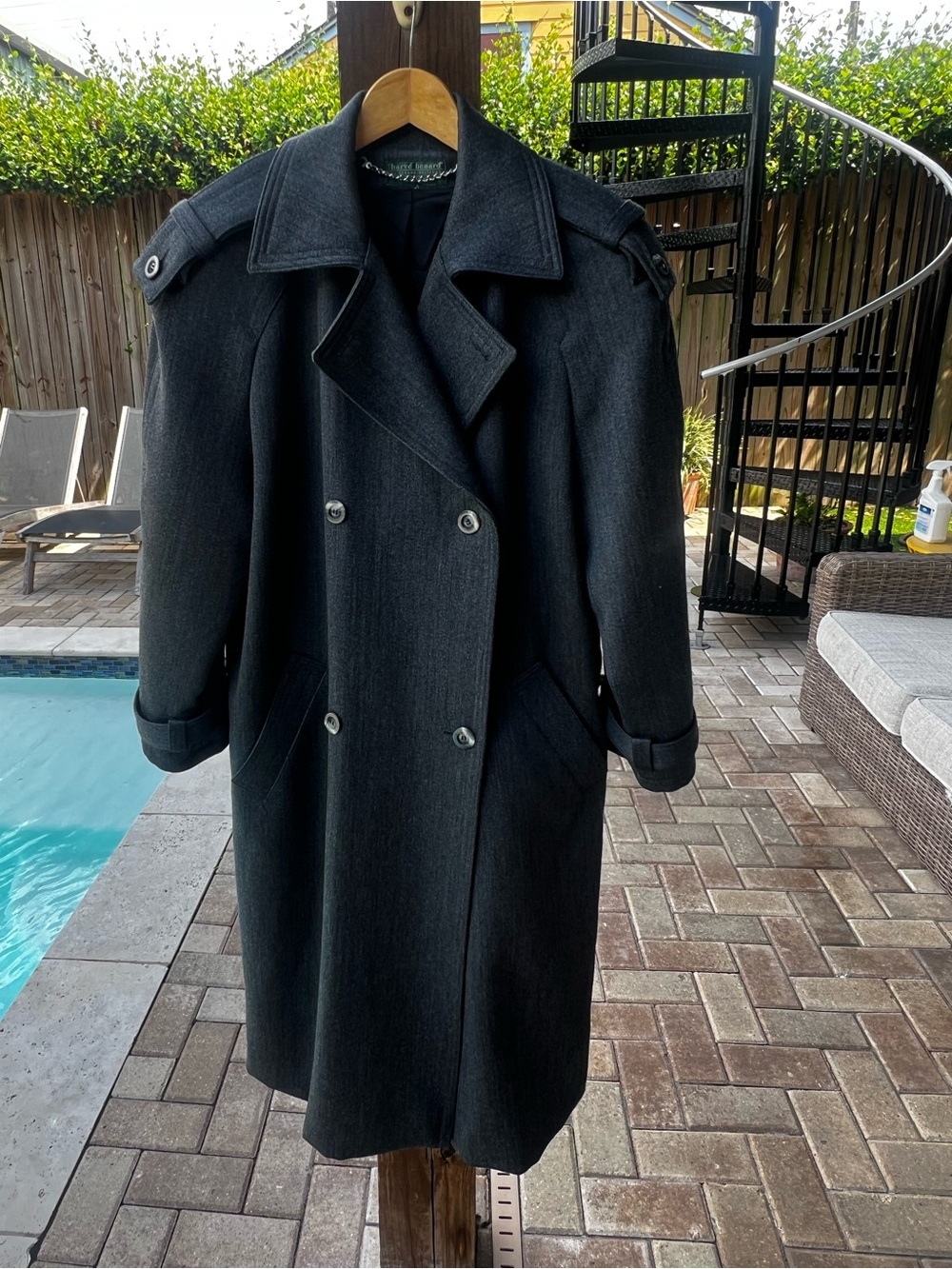 Harve benard wool coat petite